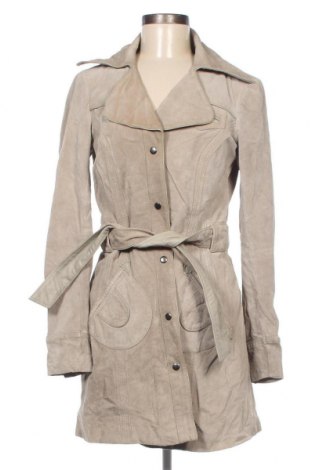 Damen Lederjacke Vero Moda, Größe M, Farbe Weiß, Preis 37,86 €