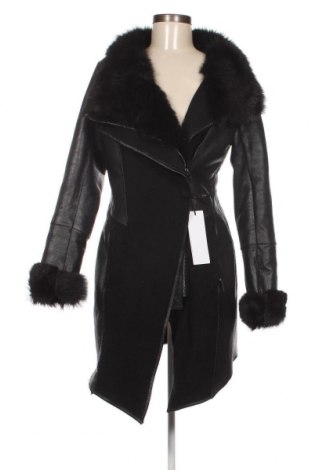 Дамско кожено яке Vespucci by VSP, Размер M, Цвят Черен, Цена 2 573,72 лв.
