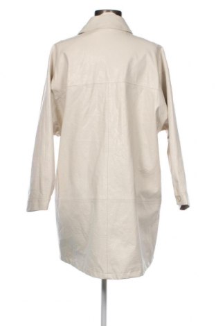 Γυναικείο δερμάτινο μπουφάν Zara, Μέγεθος M, Χρώμα  Μπέζ, Τιμή 11,66 €
