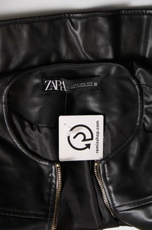Dámská kožená bunda  Zara, Velikost XL, Barva Černá, Cena  462,00 Kč