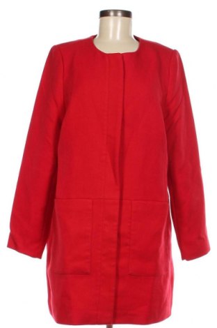 Γυναικείο παλτό Camaieu, Μέγεθος L, Χρώμα Κόκκινο, Τιμή 26,60 €