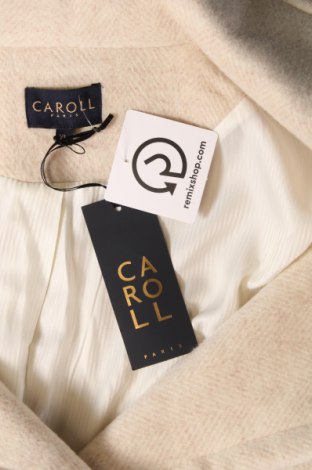 Γυναικείο παλτό Caroll, Μέγεθος XL, Χρώμα Εκρού, Τιμή 136,55 €