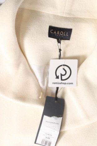 Γυναικείο παλτό Caroll, Μέγεθος L, Χρώμα Εκρού, Τιμή 81,00 €