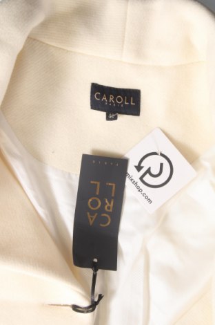 Γυναικείο παλτό Caroll, Μέγεθος M, Χρώμα Εκρού, Τιμή 81,00 €