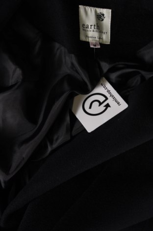 Γυναικείο παλτό Earth, Μέγεθος M, Χρώμα Μαύρο, Τιμή 10,13 €