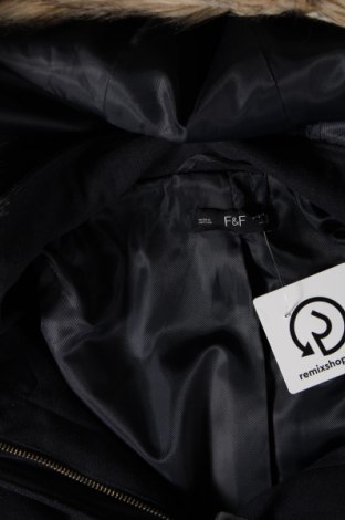 Γυναικείο παλτό F&F, Μέγεθος XL, Χρώμα Μπλέ, Τιμή 54,73 €