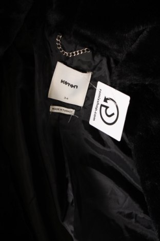 Дамско палто Koton, Размер XS, Цвят Черен, Цена 49,77 лв.