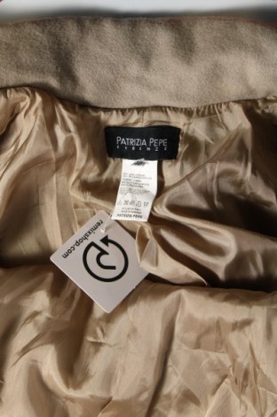 Γυναικείο παλτό Patrizia Pepe, Μέγεθος L, Χρώμα  Μπέζ, Τιμή 100,59 €