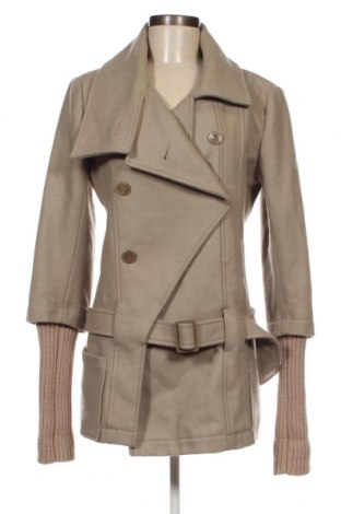 Дамско палто Patrizia Pepe, Размер L, Цвят Бежов, Цена 213,75 лв.