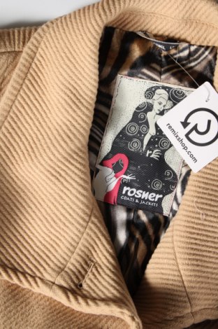 Γυναικείο παλτό Rosner, Μέγεθος L, Χρώμα  Μπέζ, Τιμή 41,40 €