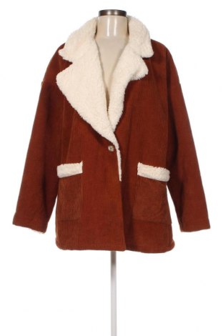 Дамско палто SHEIN, Размер L, Цвят Кафяв, Цена 37,45 лв.