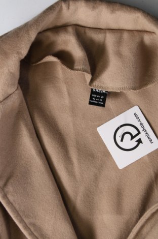 Γυναικείο παλτό SHEIN, Μέγεθος XL, Χρώμα  Μπέζ, Τιμή 20,63 €