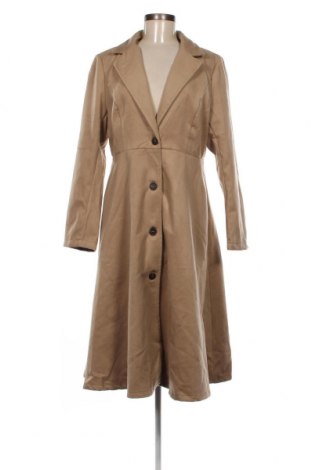 Γυναικείο παλτό SHEIN, Μέγεθος XL, Χρώμα  Μπέζ, Τιμή 22,92 €