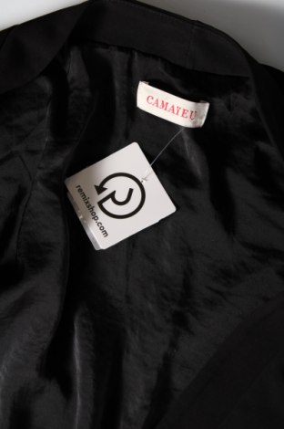 Γυναικείο σακάκι Camaieu, Μέγεθος L, Χρώμα Μαύρο, Τιμή 14,07 €