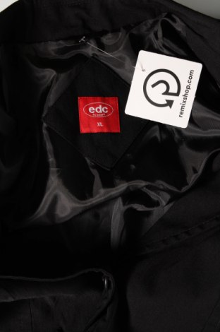 Дамско сако Edc By Esprit, Размер XL, Цвят Черен, Цена 43,01 лв.