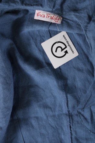 Γυναικείο σακάκι Eva Tralala, Μέγεθος S, Χρώμα Μπλέ, Τιμή 8,88 €