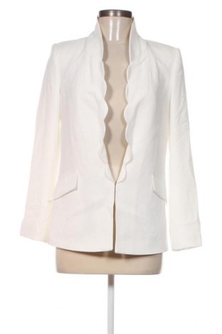 Γυναικείο σακάκι Naf Naf, Μέγεθος S, Χρώμα Λευκό, Τιμή 26,60 €