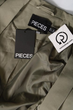 Дамско сако Pieces, Размер S, Цвят Зелен, Цена 40,18 лв.