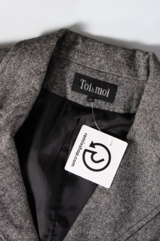 Γυναικείο σακάκι Toi & Moi, Μέγεθος S, Χρώμα Γκρί, Τιμή 26,60 €