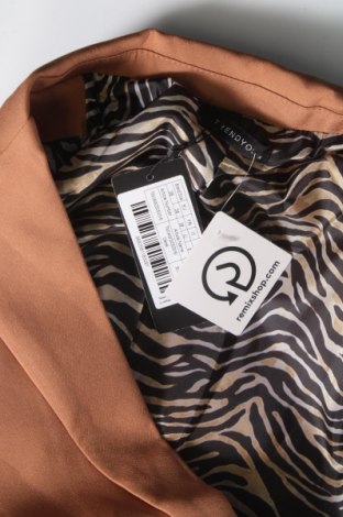 Γυναικείο σακάκι Trendyol, Μέγεθος S, Χρώμα Καφέ, Τιμή 15,29 €