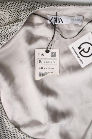 Damen Blazer Zara, Größe S, Farbe Silber, Preis 39,67 €
