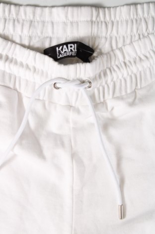 Damskie spodnie sportowe Karl Lagerfeld, Rozmiar XL, Kolor Biały, Cena 343,84 zł
