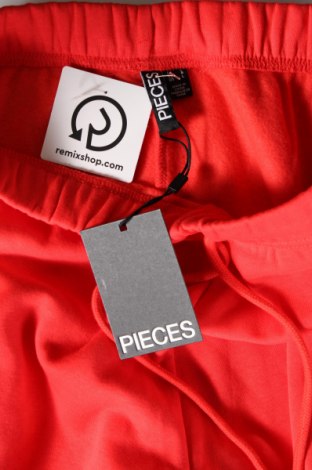 Pantaloni trening de femei Pieces, Mărime L, Culoare Roșu, Preț 28,95 Lei