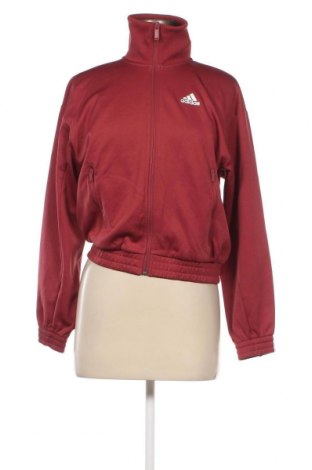 Дамско спортно горнище Adidas, Размер XXS, Цвят Червен, Цена 67,32 лв.