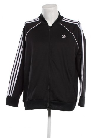 Дамско спортно горнище Adidas Originals, Размер 3XL, Цвят Черен, Цена 84,66 лв.