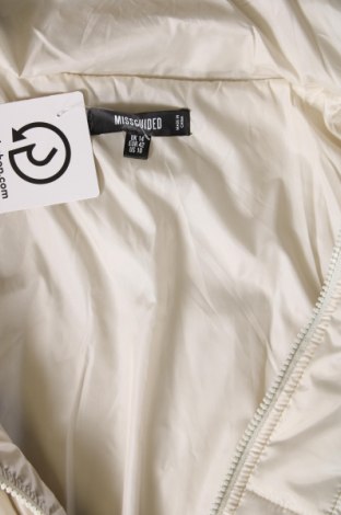 Γυναικείο μπουφάν Missguided, Μέγεθος L, Χρώμα Εκρού, Τιμή 29,68 €