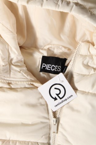 Γυναικείο μπουφάν Pieces, Μέγεθος XS, Χρώμα  Μπέζ, Τιμή 24,09 €