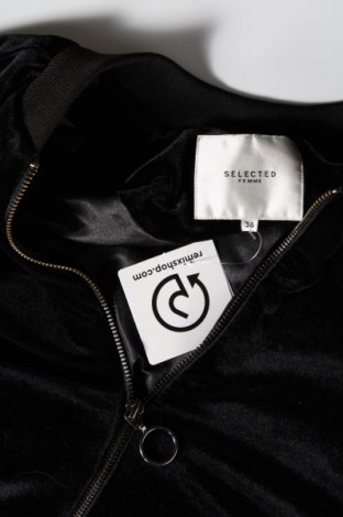 Γυναικείο μπουφάν Selected Femme, Μέγεθος S, Χρώμα Μαύρο, Τιμή 16,90 €