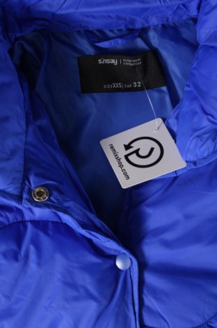 Dámska bunda  Sinsay, Veľkosť XXS, Farba Modrá, Cena  6,12 €