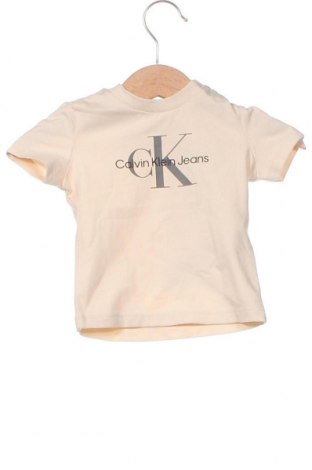 Dziecięca bluzka Calvin Klein Jeans, Rozmiar 3-6m/ 62-68 cm, Kolor ecru, Cena 120,02 zł