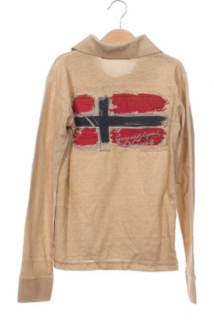Dziecięca bluzka Geographical Norway, Rozmiar 9-10y/ 140-146 cm, Kolor Brązowy, Cena 76,92 zł