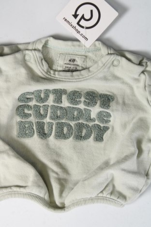 Kinder Shirt H&M, Größe 1-2m/ 50-56 cm, Farbe Grün, Preis 7,86 €