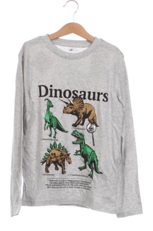 Kinder Shirt H&M, Größe 8-9y/ 134-140 cm, Farbe Grau, Preis 8,35 €