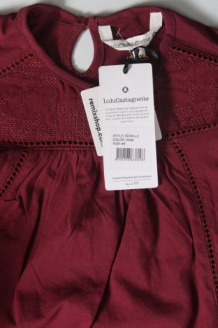 Bluză pentru copii LuluCastagnette, Mărime 5-6y/ 116-122 cm, Culoare Roșu, Preț 27,71 Lei