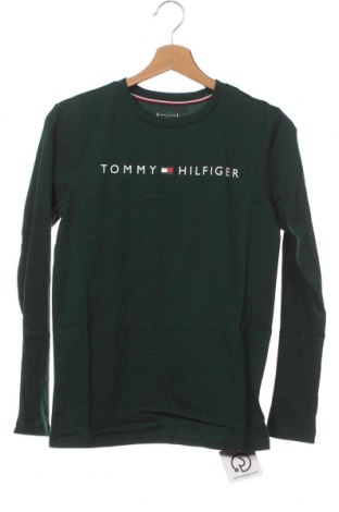 Bluză pentru copii Tommy Hilfiger, Mărime 11-12y/ 152-158 cm, Culoare Verde, Preț 106,91 Lei