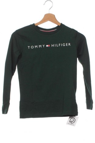 Bluză pentru copii Tommy Hilfiger, Mărime 7-8y/ 128-134 cm, Culoare Verde, Preț 164,47 Lei