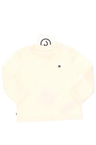 Dziecięca bluzka Tommy Hilfiger, Rozmiar 1-2m/ 50-56 cm, Kolor ecru, Cena 61,41 zł