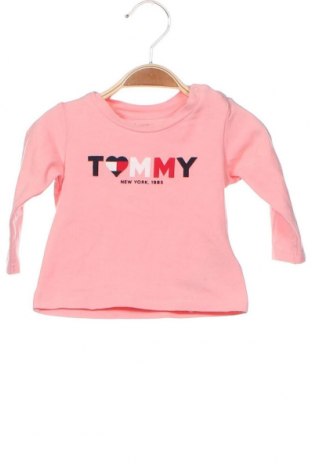 Детска блуза Tommy Hilfiger, Размер 2-3m/ 56-62 см, Цвят Розов, Цена 17,48 лв.