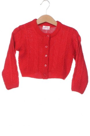Pulover cu nasturi pentru copii Pepco, Mărime 12-18m/ 80-86 cm, Culoare Roșu, Preț 19,20 Lei