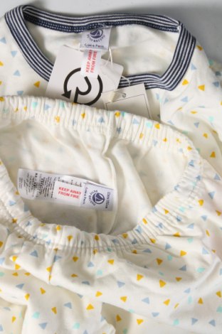 Kinder Pyjama  Petit Bateau, Größe 11-12y/ 152-158 cm, Farbe Weiß, Preis 32,17 €