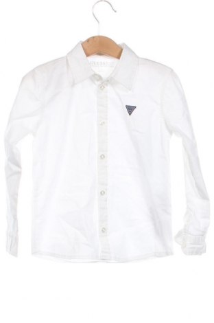 Детска риза Guess, Размер 4-5y/ 110-116 см, Цвят Бял, Цена 53,40 лв.