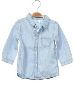Детска риза H&M, Размер 12-18m/ 80-86 см, Цвят Син, Цена 12,07 лв.