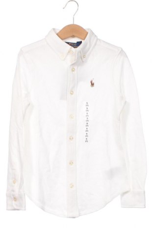 Kinderhemd Polo By Ralph Lauren, Größe 7-8y/ 128-134 cm, Farbe Weiß, Preis 71,12 €