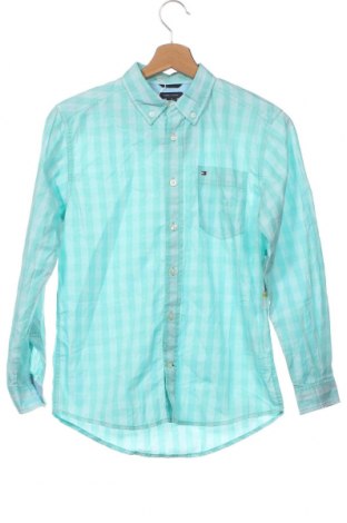 Παιδικό πουκάμισο Tommy Hilfiger, Μέγεθος 12-13y/ 158-164 εκ., Χρώμα Πράσινο, Τιμή 22,71 €