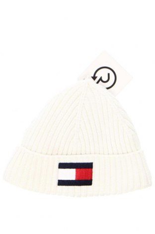 Детска шапка Tommy Hilfiger, Цвят Бял, Цена 43,46 лв.