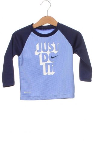 Detská športová blúzka  Nike, Veľkosť 9-12m/ 74-80 cm, Farba Modrá, Cena  11,52 €